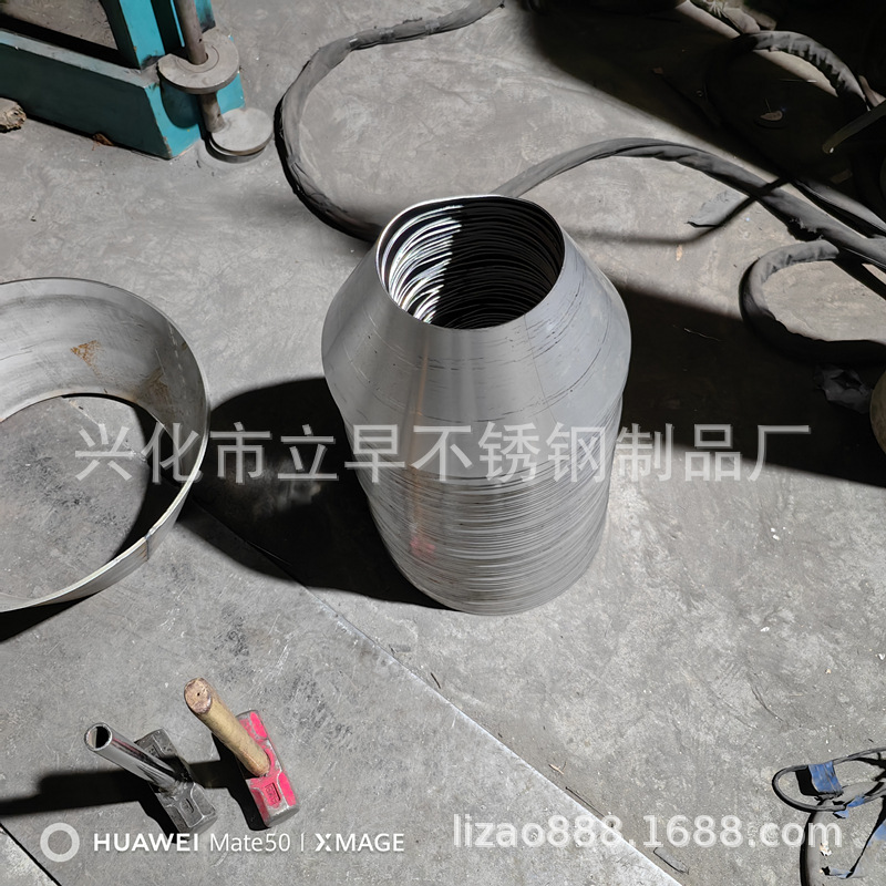 201 304 316L stainless steel large and small head roll round roll…