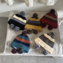 ins�nϵ��ͯñ���ﶬ�¿���Ůͯײɫ��ë��ñ����������ů�o��ñ