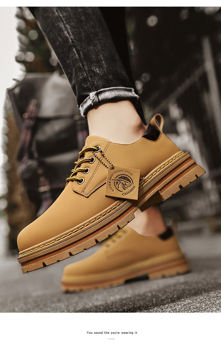 2023 Frühjahr Neue atmungsaktive Martin-Stiefel für Männer, gute Qualität, langlebige Arbeitsschuhe, trendige Low-Top-Martin-Schuhe_voghion.com
