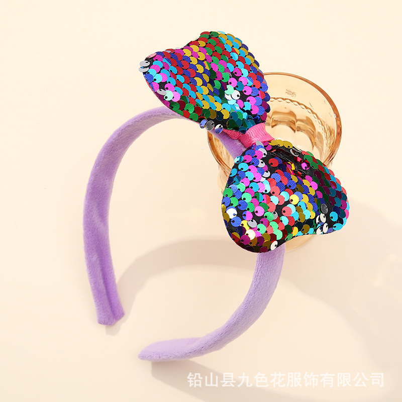 Europa y los Estados Unidos creativos arco de sequillas hebilla de cabello de la fiesta de la mujer Mickey hebilla de cabello para niños adornamientos de Navidad de la calle