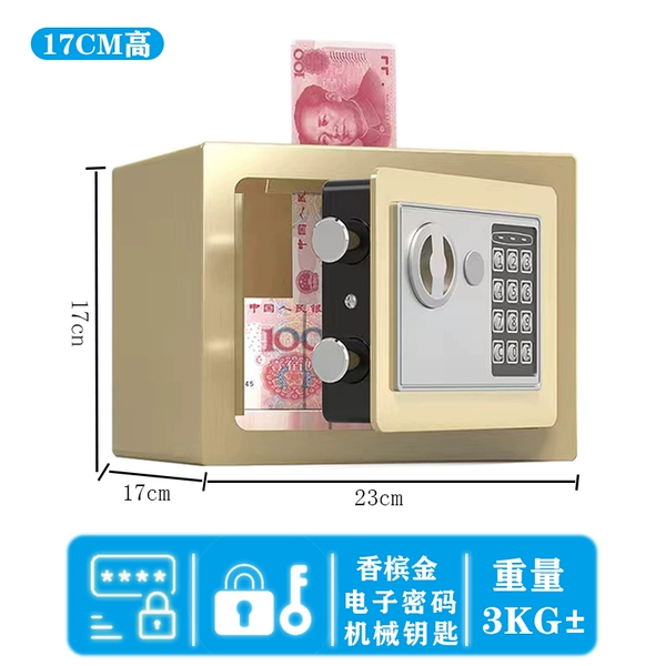 Champagne Gold 丨 Password-Key Double Lock