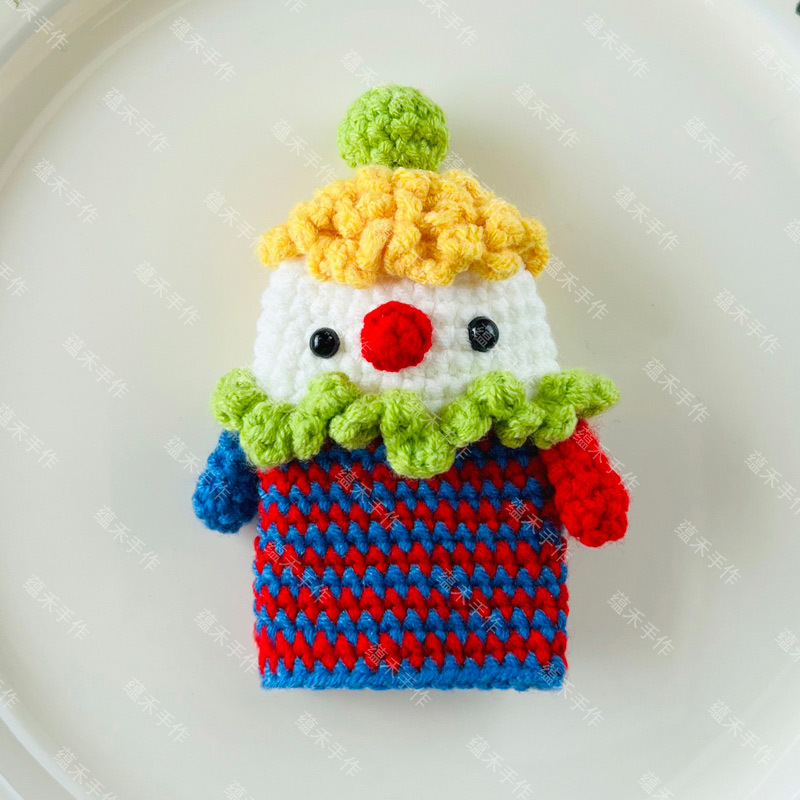 파란색과 빨간색 광대 [하부 개방]