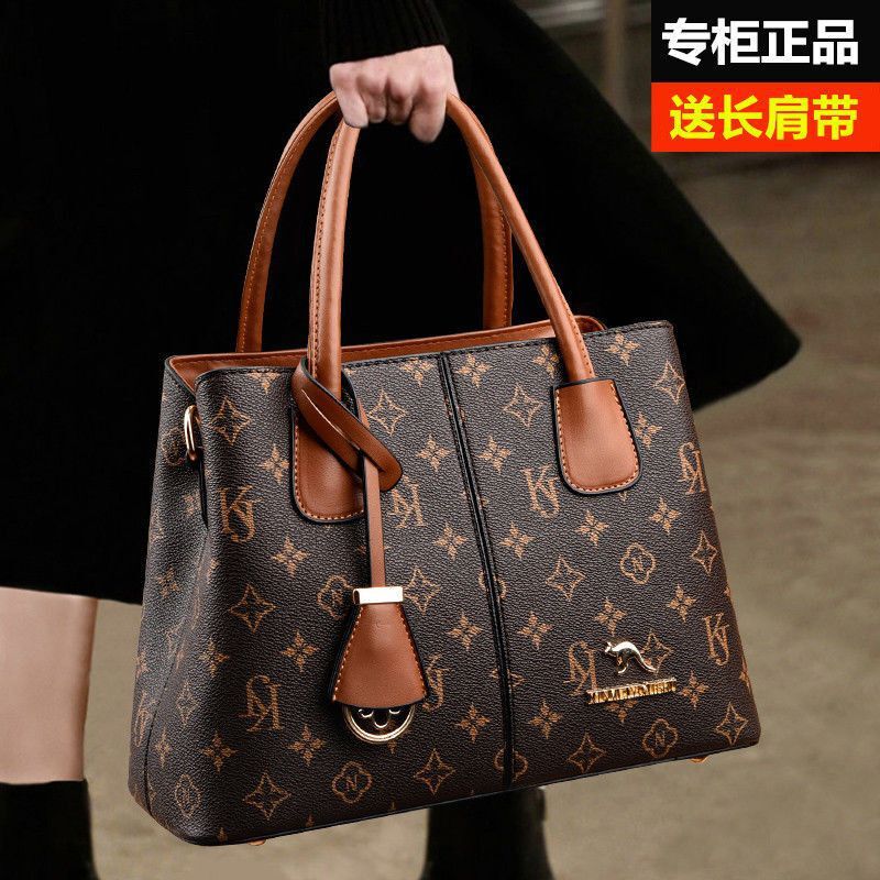 Cross-Border Women's Bags 2026 New Handbags Fashionable Versatile Shoulder Crossbody Bags Large Capacity Middle-Aged Mom Women's Bags
