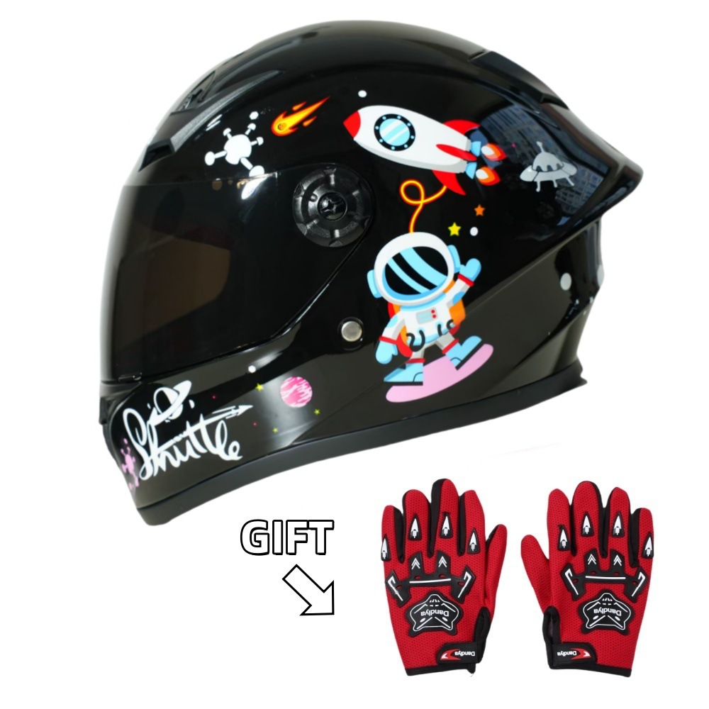 Black spaceman+gloves