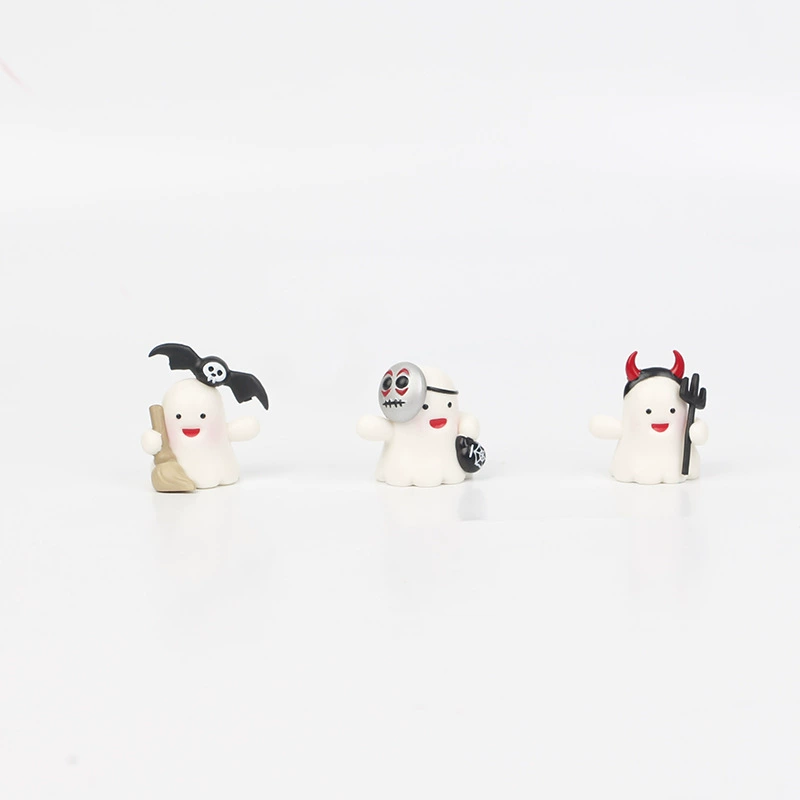 Ghost handle, minifigure, doll, small toy, halloween, DIY