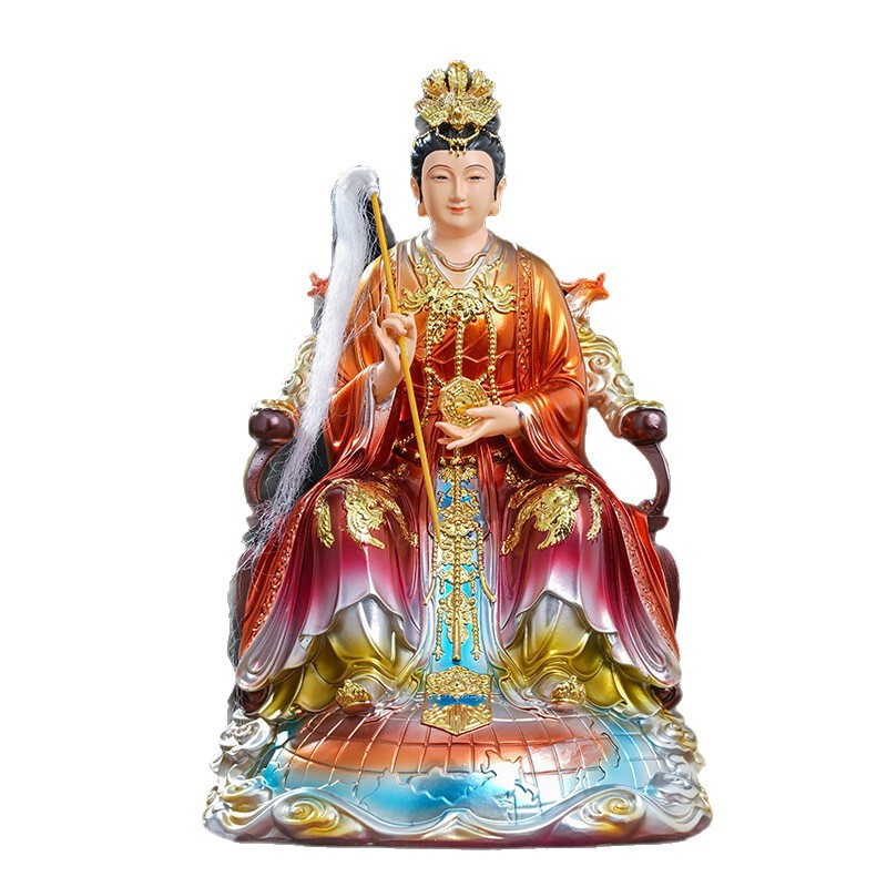 九龙地母娘娘神像大地之母后土家用地姥元君供奉摆件树脂元君佛像|undefined