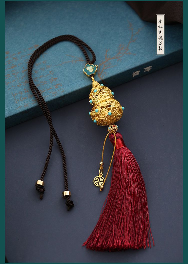 Baoping An Auto Parts Car Hanging Gourd Car Aromatherapy Hanging Ornaments Car Rearview Mirror Hanging Ornaments Car Ornaments Internet Celebrant Ornaments