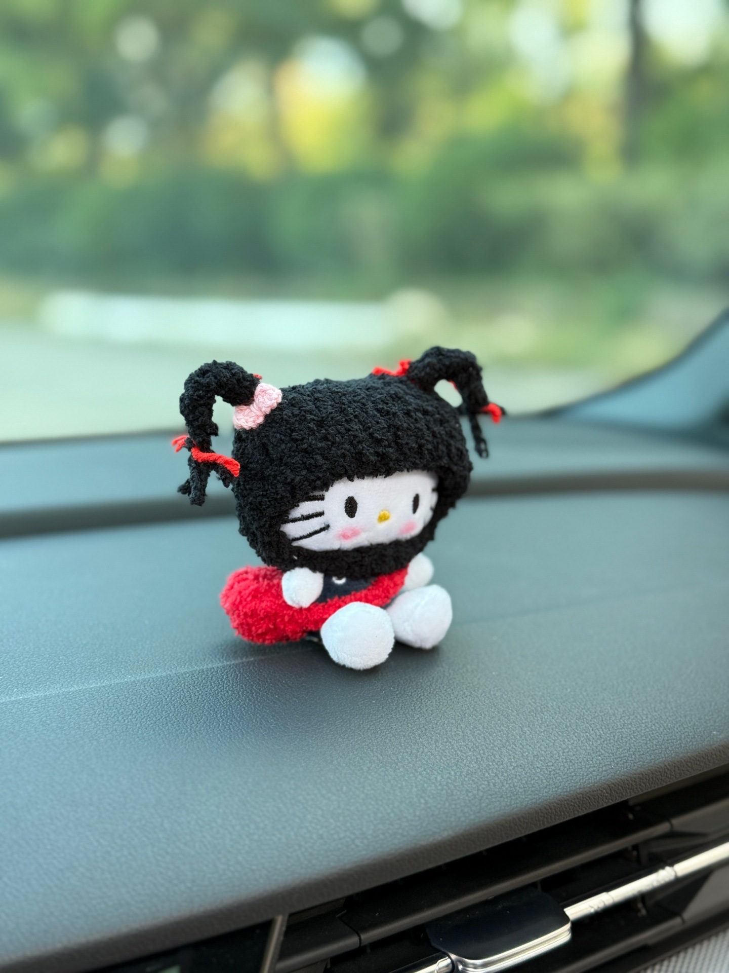Cartoon Plush Cute Doll Car Ornaments 2025 New Car Dashboard Center Console Car Interior Decorations