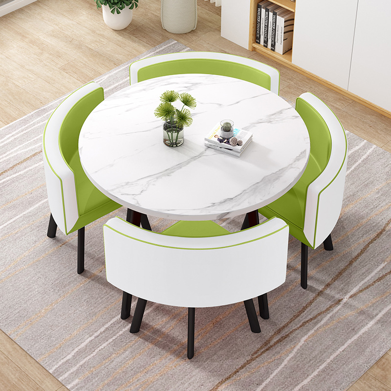 White stone root + light green and white two-color leather + black frame