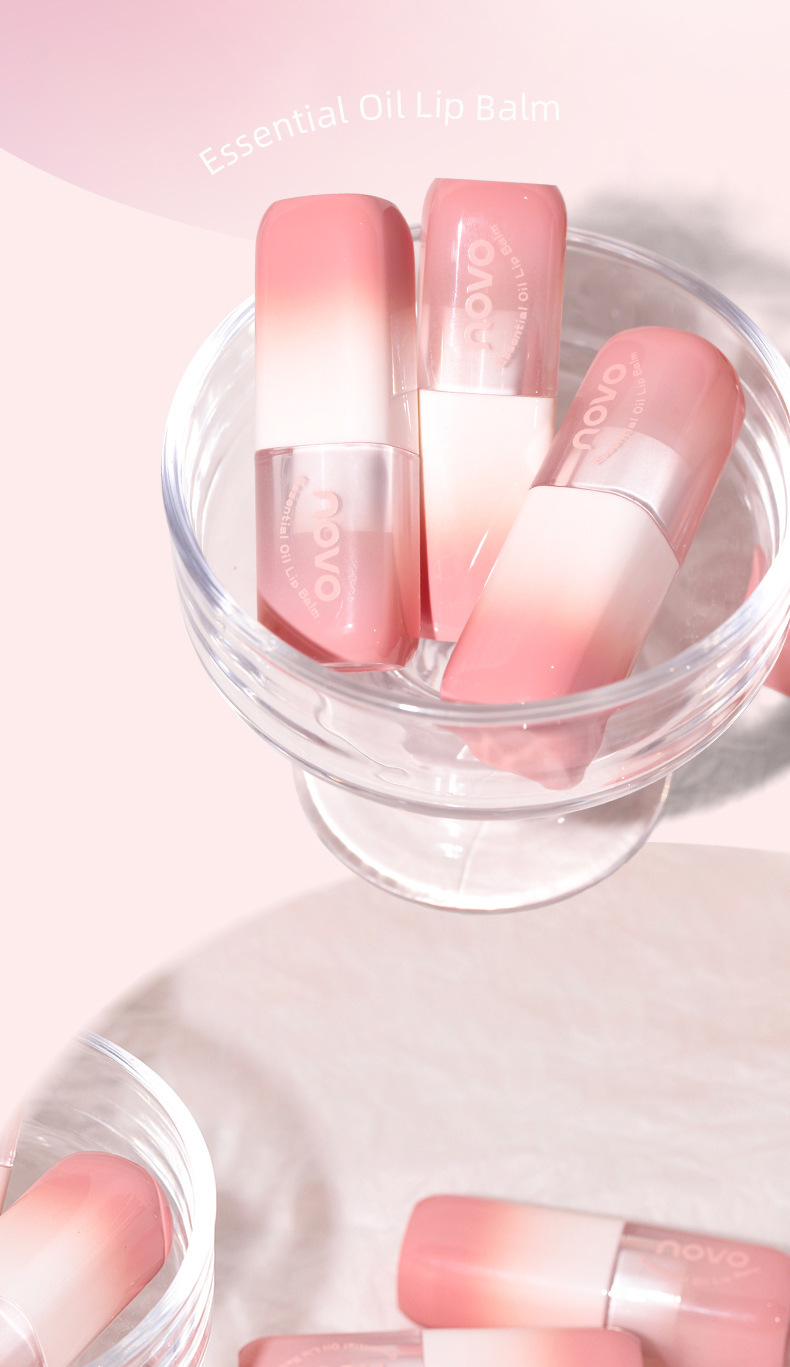NOVO Plant-based Cleansing Lip Balm Moisturizes and hydrates, prevents dryness and cracking, and reduces lip lines. It is a colorless lip balm for the base lip undefined