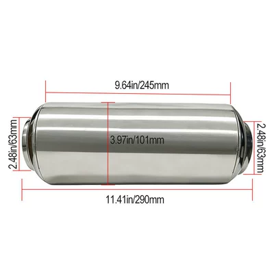 Car Modification Parts Exhaust pipe - 63mm