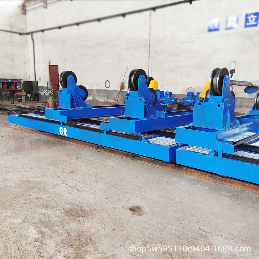 定点停靠电动地平车60吨卷筒电动轨道地爬车电动遥控转运摆渡台车