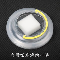 Folding bucket with compartment, art painting, portable pen washer, gouache, watercolor pigment, silicone pen washer bucket, color bucket