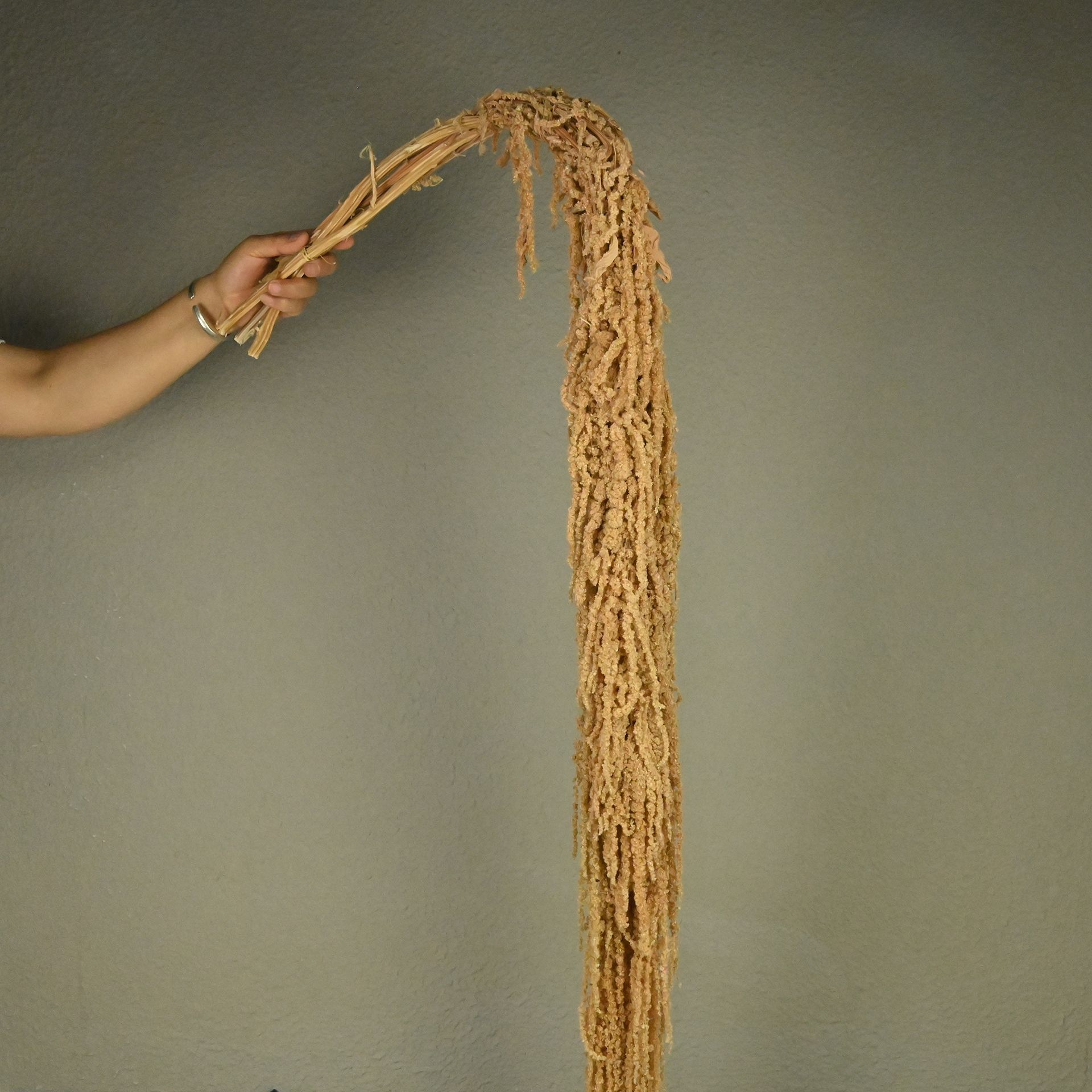 Flores fantasmas colgantes de arroz flor inmortal Juliet Amantes lágrimas colgantes de flores de decoración de bodas flores verdaderas