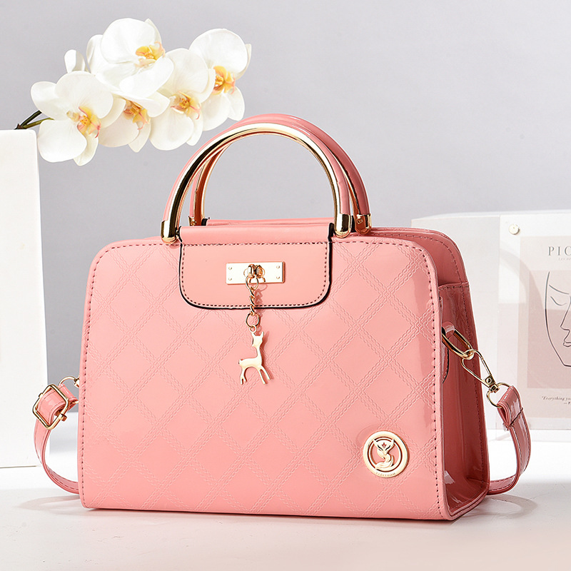 Bolsas de mujer de comercio exterior transfronterizo bolsas de mano de alto nivel de color sólido bolsas de mano de hombro