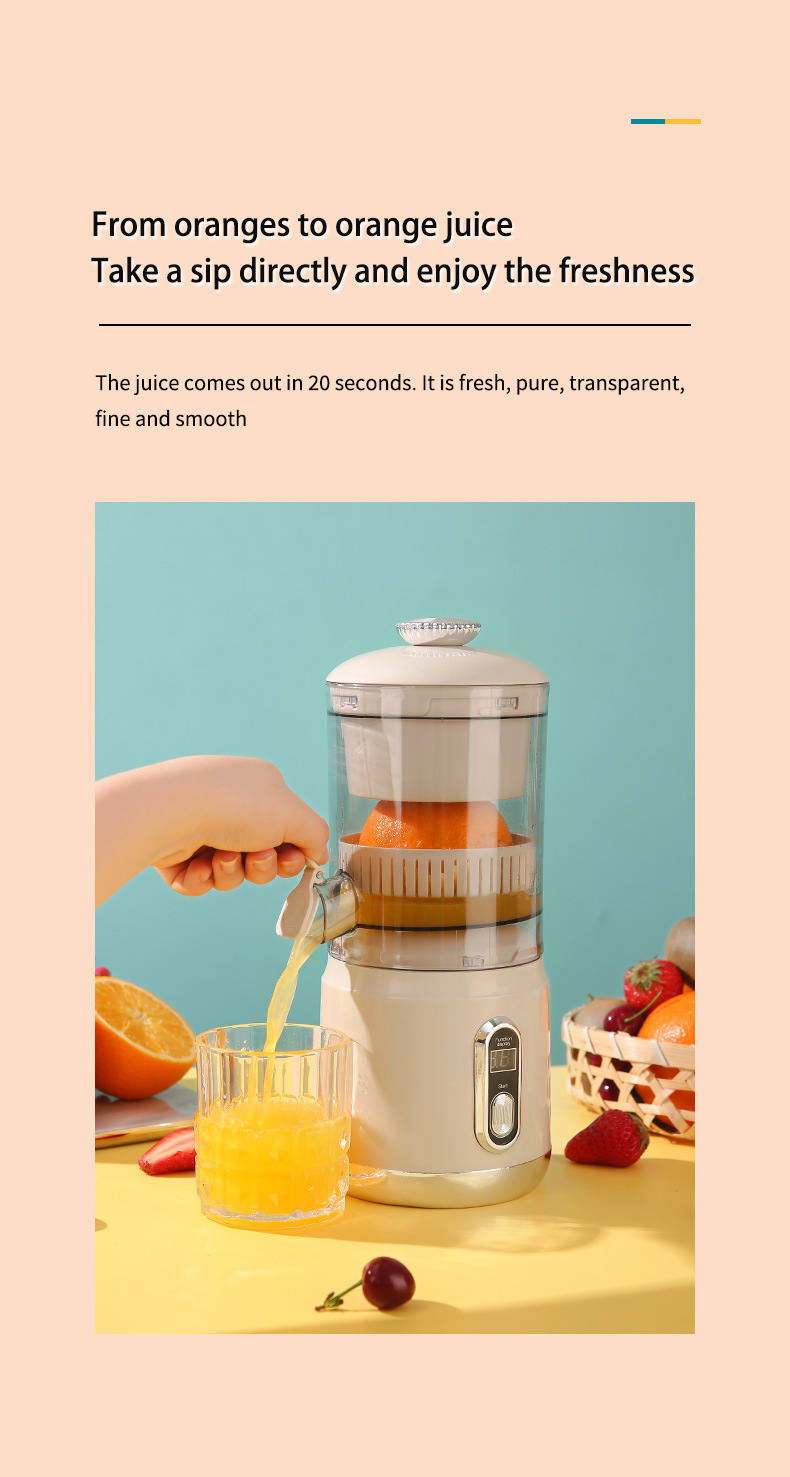 Cross-Border New Extractor Pulp Separation Portable Multifunctional Electric Small Juice Orange Juicer_voghion.com