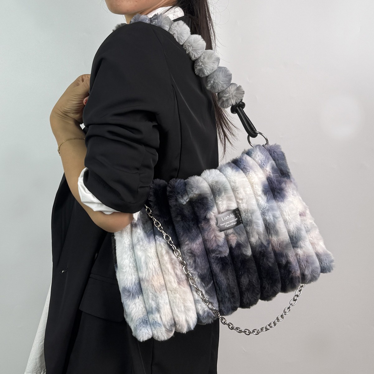 Tie Dye Kosmetiktasche Reise Organizer Boho Stil Canvas Beutel_voghion.com