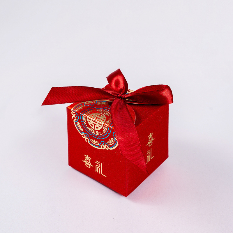 喜糖箱結婚古典創意結婚祝いギフトボックス結婚披露宴リボンキャンディー箱中国風結婚式お返し砂糖箱|undefined