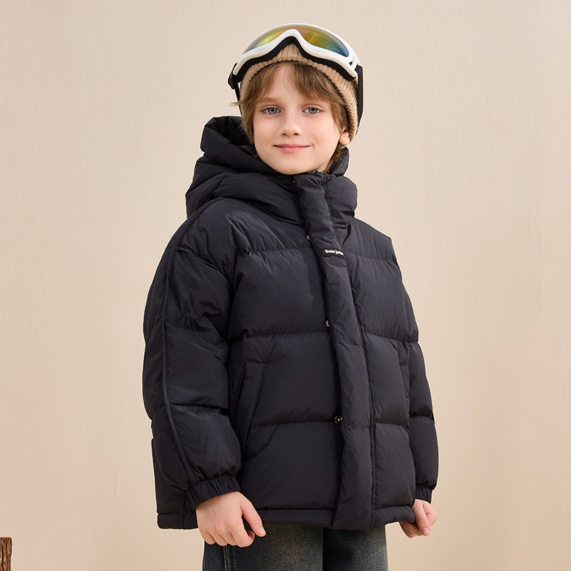 Children's down jackets, winter clothes, boys' winter wear, thickened, warm, and three-proof fabric (for babies, winter, and children).