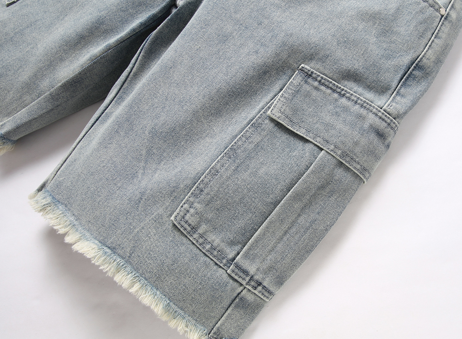 Loose Denim Shorts For Men Summer Casual Versatile Five Point_voghion.com