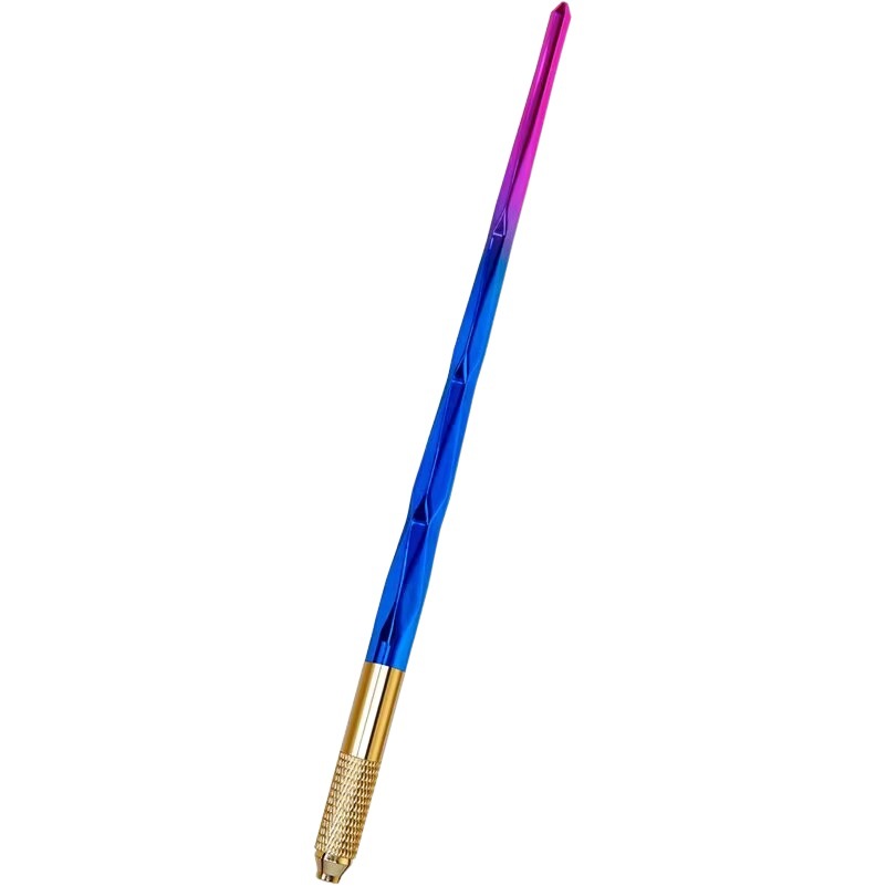 Aurora tattoo embroidery handmade pen high-end genuine goods fog pen semi-permanent tattoo embroidery pen round three round five embroidery eyebrow tattoo tool