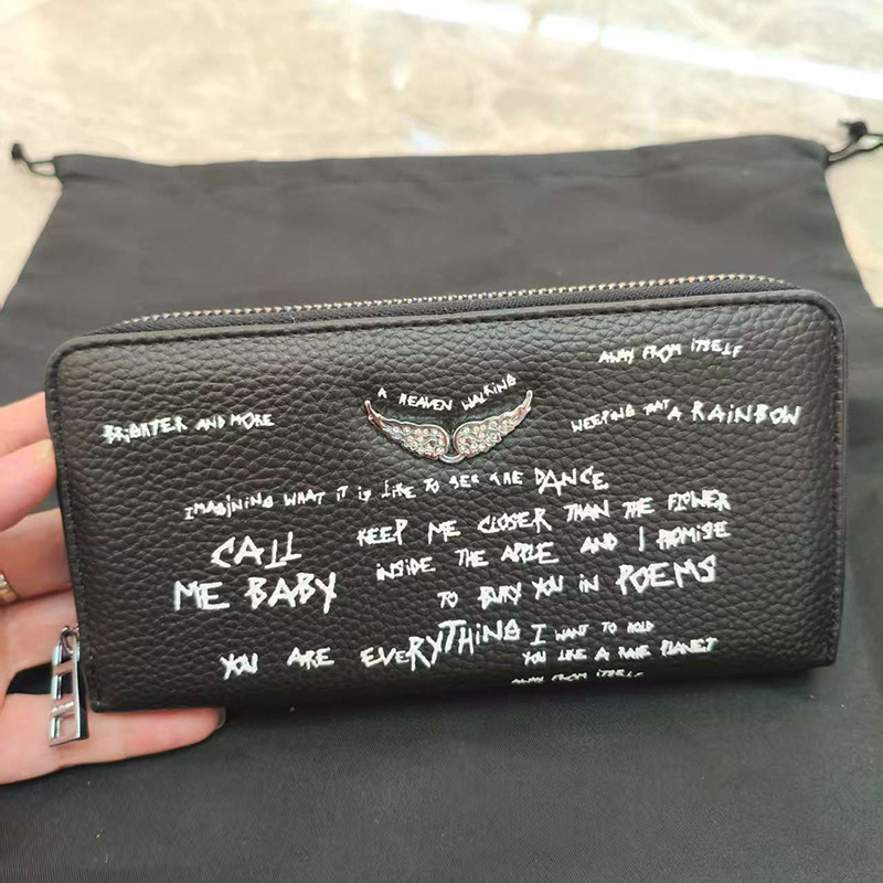 ZV bolsos de mujer de diamantes en caliente transfronterizos bolsos de cadena metálica bolsos tarjetas de cartera bolsos de mano largos bolsos de cambio monedero integrado