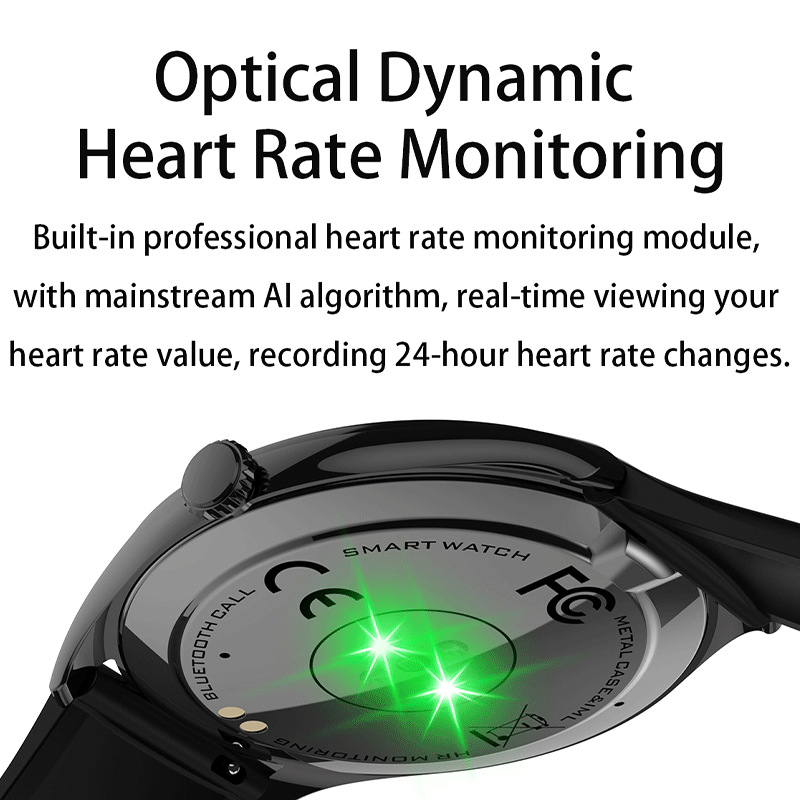 MT55 reloj inteligente 1.43oled pantalla redonda salud presión arterial monitoreo de la frecuencia cardíaca deportes multifunción alto valor facial