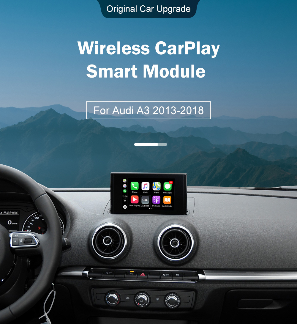 Lutuo car machine interconnection wireless CarPlay applies to Audi A3 2013-2018 decoder module