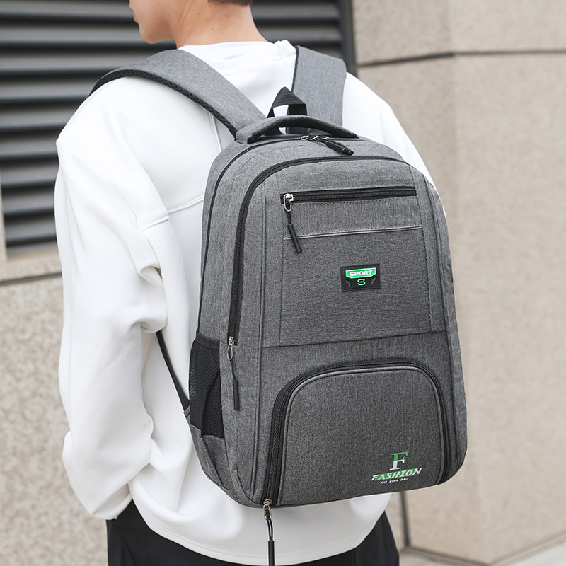 Transfronterizo 2025 nueva mochila simple ocio de gran capacidad mochila para estudiantes mochila para computadora de negocios de cercanías al aire libre