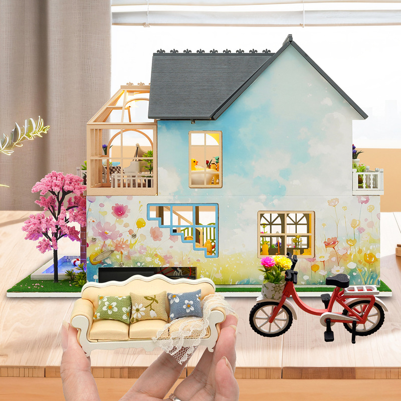 星语花漾美代diy小屋木质手工拼装建筑大型欧式花园别墅玩具创意|undefined