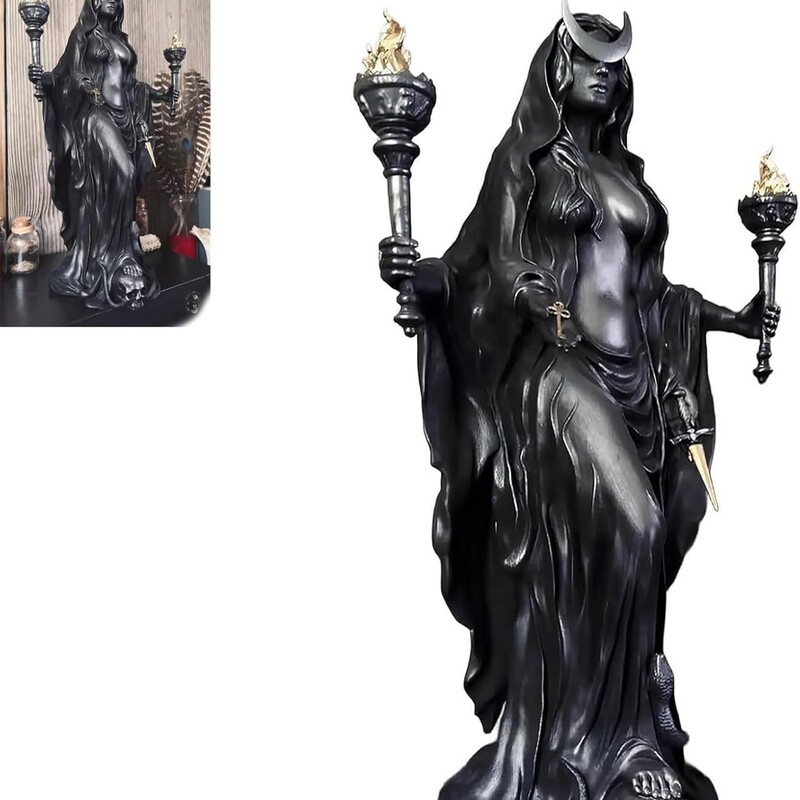 Hekate Niktipolos, The Witch of The Night魔法猎犬树脂雕像|undefined
