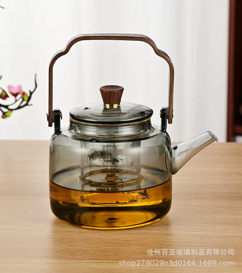 Glass teapot, tea set