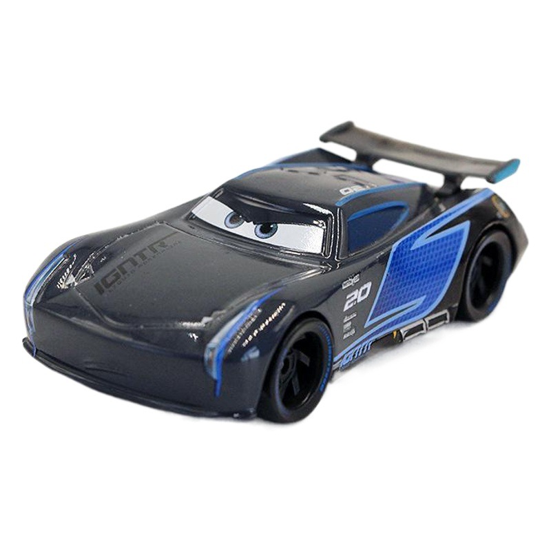 Historia del coche 3 campeón McQueen negro tormenta Jackson N ° 51 hermana Cool conductor de carreras aleación modelo juguete