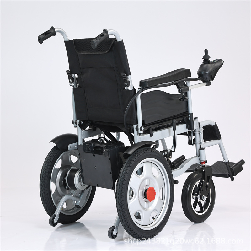 Cross-Border Customized Electric Wheelchair for the Elderly, Intelligent Automatic Folding Electric Wheelchair for Disabled People