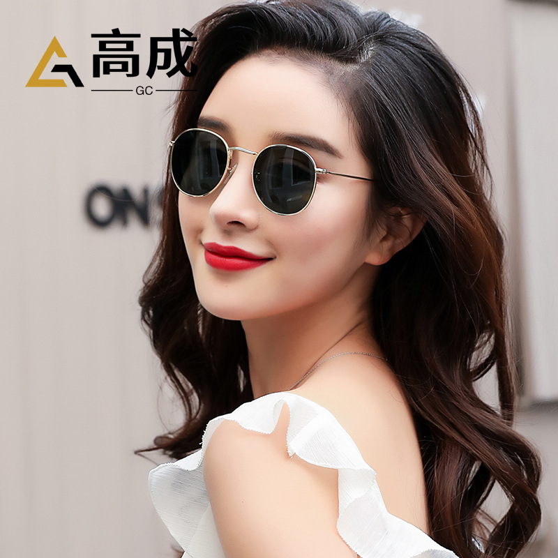 廠家批發男女士偏光時尚高清真彩膜墨鏡太陽鏡司機鏡駕駛鏡RB3447