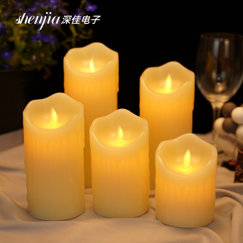 Electronic Candle Light Birthday Wedding Remote Control Glowing…
