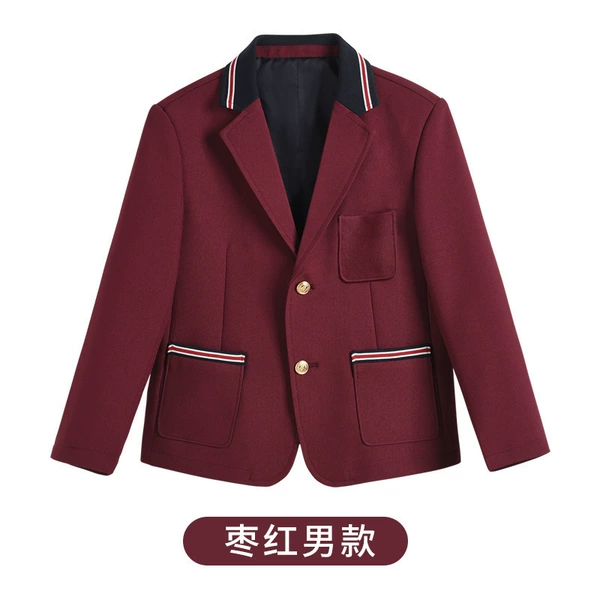 Maroon flower boy costume, jacket