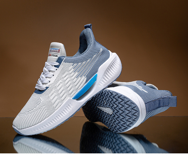 Scarpe da tennis da uomo Sneakers Tessuto Mesh Calzature da ginnastica comode e versatili_voghion.com