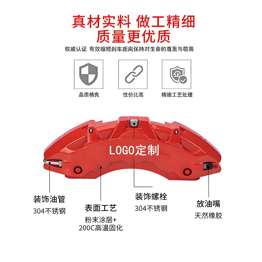 Подходящий для Honda Civic/Accord/Haoying/CRV/Fit/Xinge Guandao алюминиевый сплав тормозного суппорта крышка модификации
