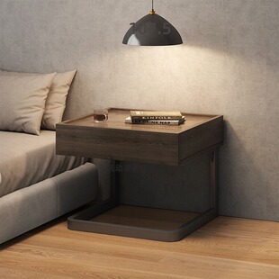 2023 New Suspension Bedside Table Simple Modern Bedside Cabinet Internet Popular Creative Bed Light Luxury High-end Head Storage Rack