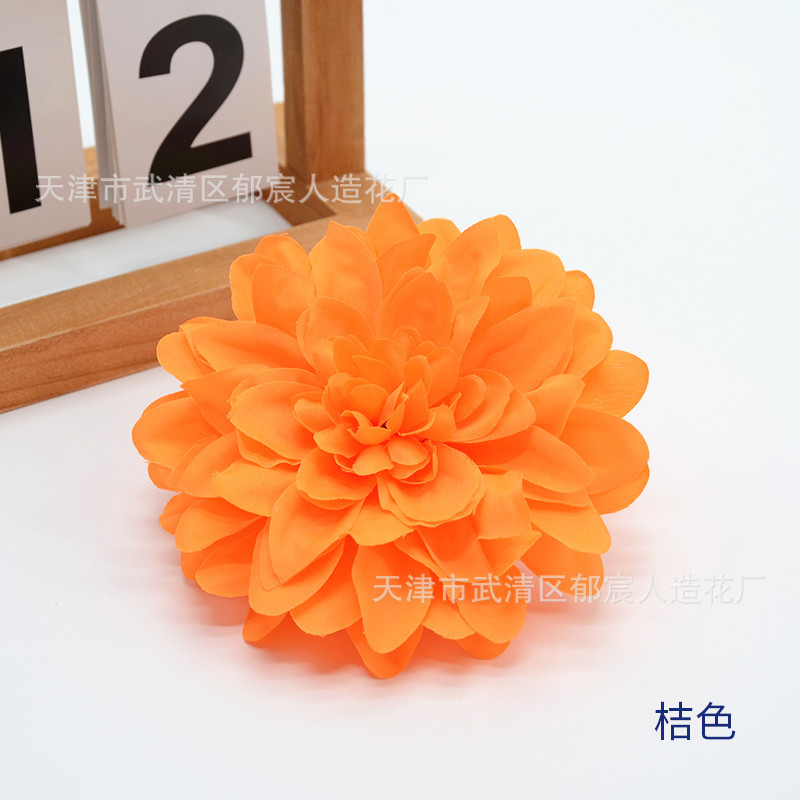 Pintura al óleo de flores de crisantemo simulación de flores de crisantemo de crisantemo DiDi sombrero sombrero de sol decoración flor caja de flores image 12