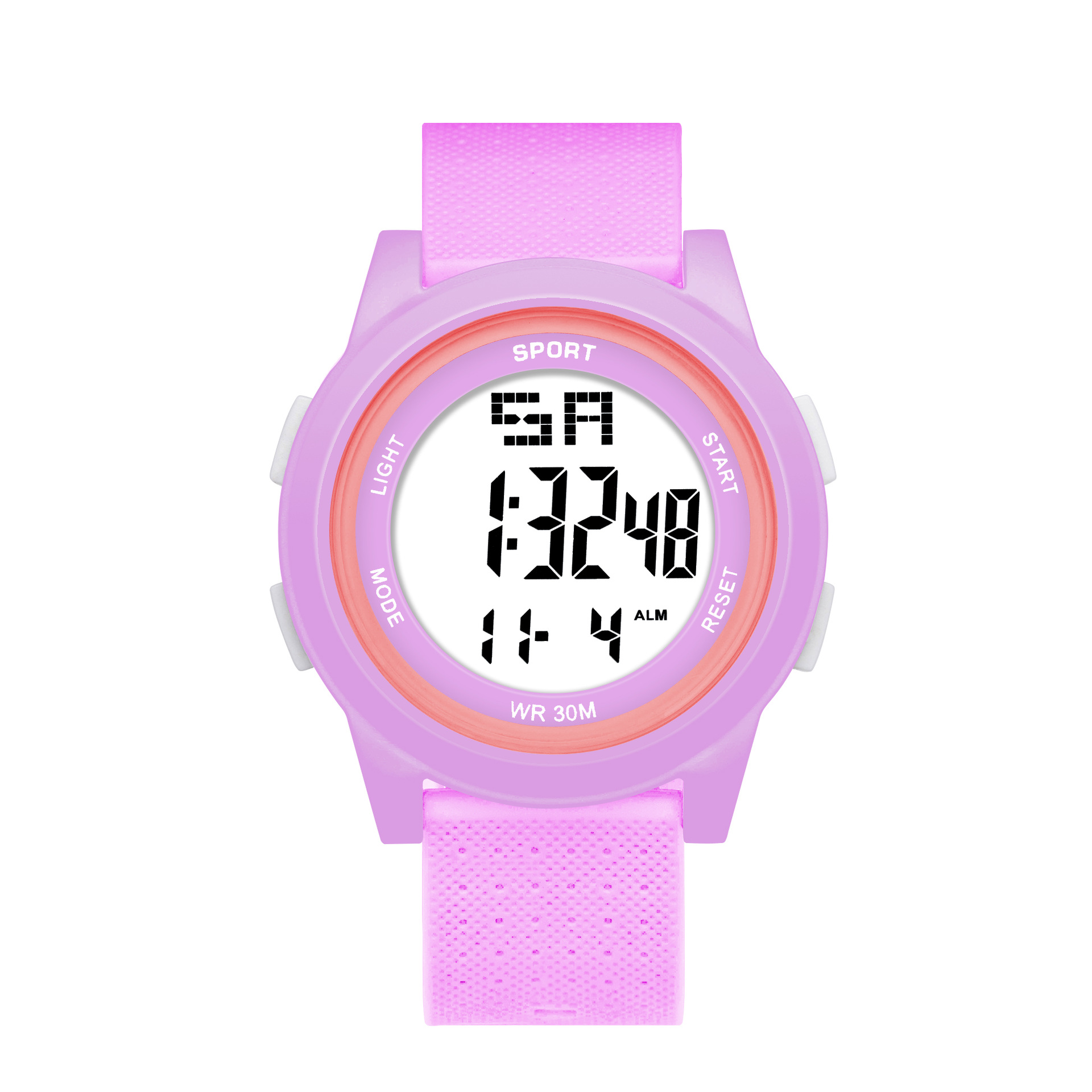 Nuevo reloj deportivo electrónico para estudiantes, estilo dulce y moderno, con diseño de macaron, para niñas de secundaria.