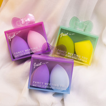 跨境外贸超软不吃粉美妆蛋套装葫芦上妆扑水滴彩妆海绵蛋斜切粉扑