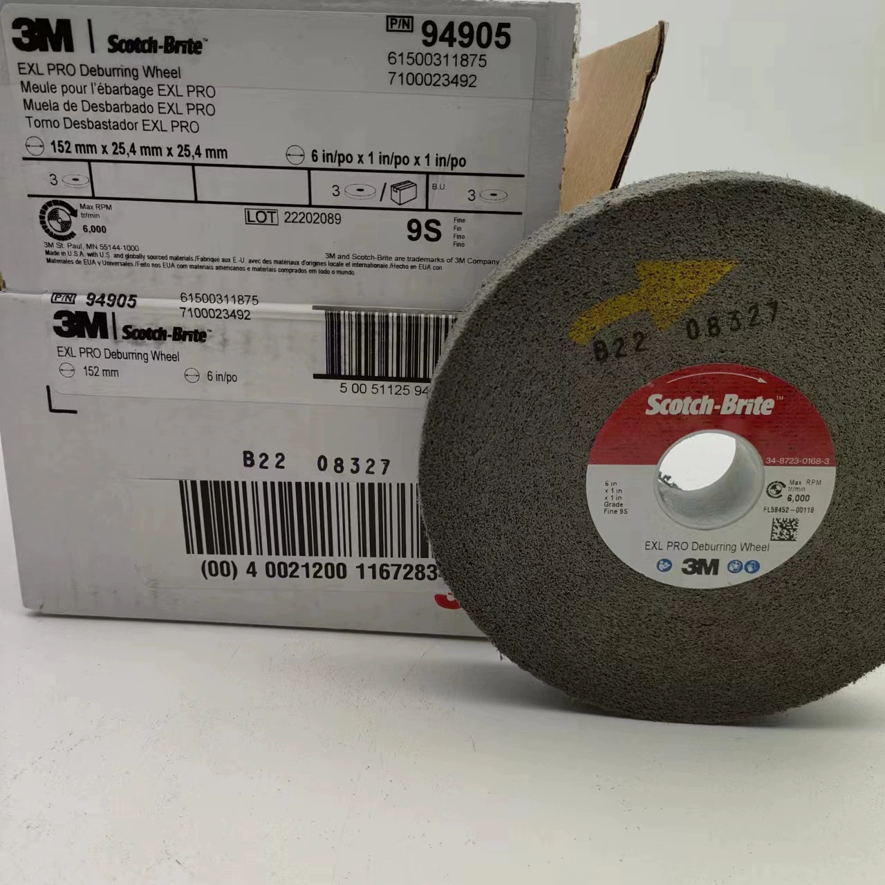 3M нетканая текстильная полировочная ткань из нержавеющей стали