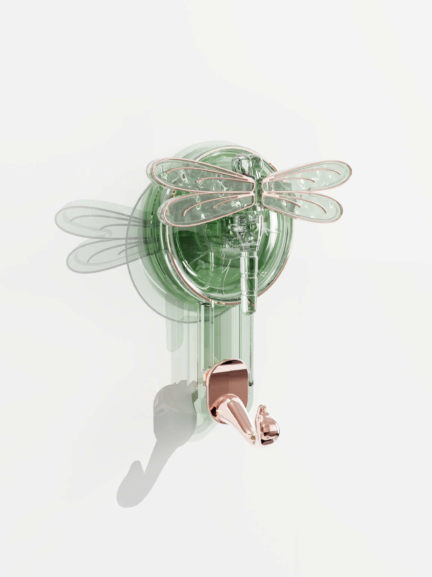 Ligero y lujoso hogar sin perforación gancho de ventosa fuerte toalla de ventosa de vacío cocina gancho adhesivo sin rastro gancho