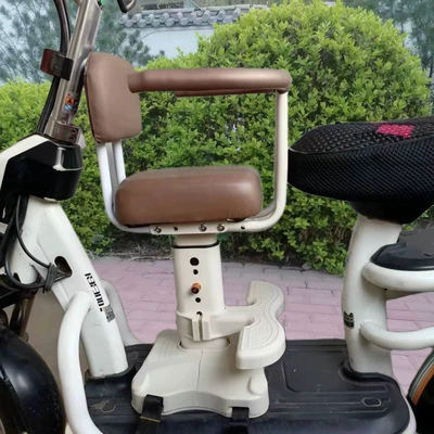 Electric car child seat Seat for Infants and - r60-iron-milky-white-single-seat-semi-circular-armrest-feet-backrest