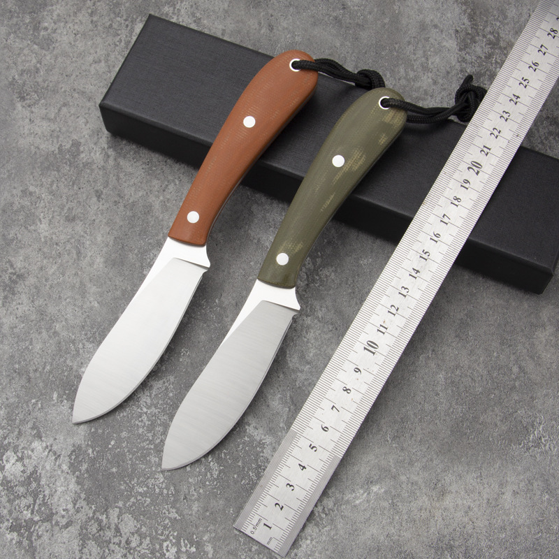厂家批发直刀不锈钢小直刀多功能战术刀高硬度防身刀野营户外直刀