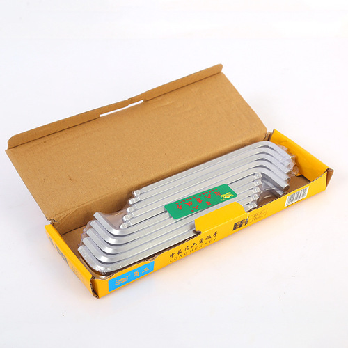 Manufacturer wholesale Yonggong medium and long ball head hexagonal wrench metric hexagonal jack screw hardware tool matching wrench