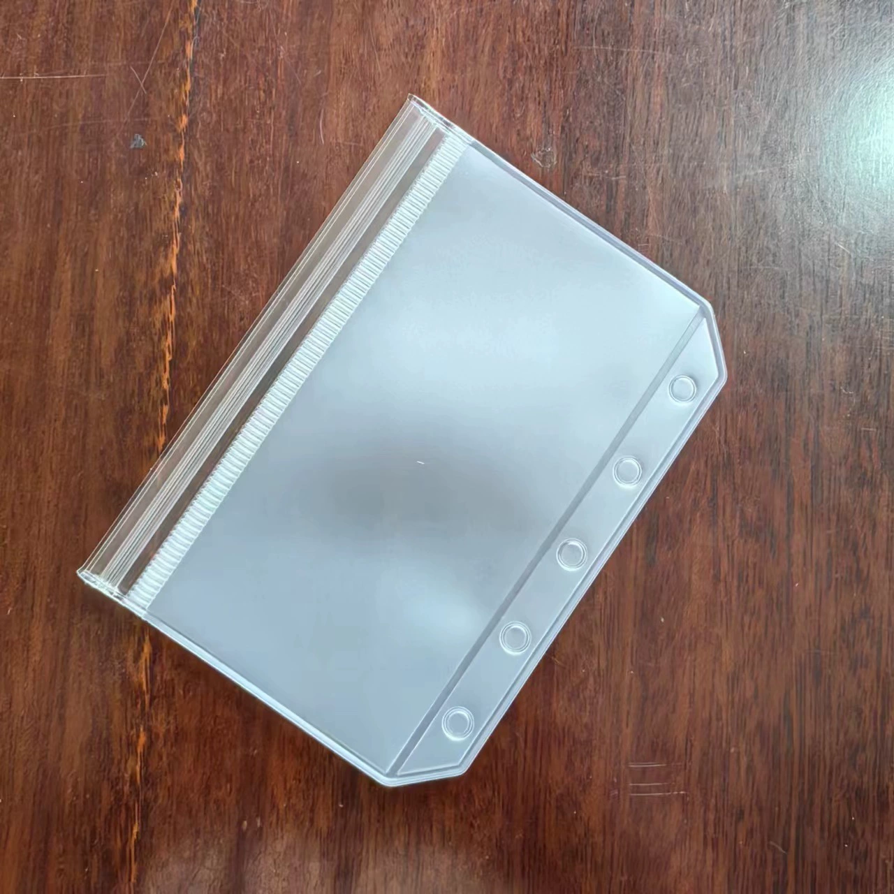 A8M5A7 обложка для справочника с внутренней страницей из ПВХ, наклейка для хранения небольших карточек, водонепроницаемая сумка на плоской молнии с пятью отверстиями и отрывными листами