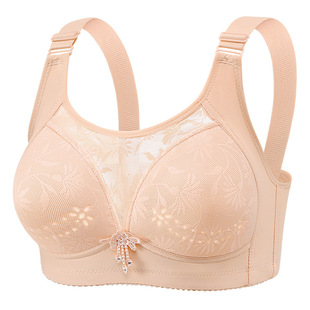 New plus size Thin Upper Bracket Drooping Push-up Comfortable Underwear Bra No Steel Rings Spring and Summer Women's Gladiator